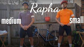 Rapha Core Jersey Size Comparison Medium vs Small