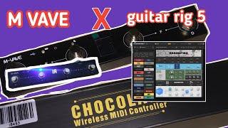 midi controler M-VAVE X GUITAR RIG 6 REVIEW