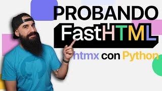 Primeros pasos con FastHTML: Webs HTML y HTMX con Python