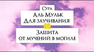 АЛЬ-МУЛЬК С ТРАНСКРИПЦИЕЙ ДЛЯ ЗАУЧИВАНИЯ | ЗАЩИТА ОТ МУЧЕНИЙ В МОГИЛЕ