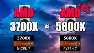 3700X vs 5800X - 2060S  CSGO  Fortnite  PUBG  GTAV  Overwatch.