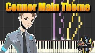 Connor Main Theme - Detroit: Become Human [Piano Tutorial] (Synthesia) HD Cover