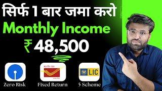 Best Investment Plan for Monthly Income | 5 Schemes for ₹50,000 Fixed Monthly Income