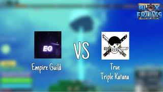 Empire Guild Vs True Triple Katana | Blox Fruits Crew War | Update 20 | ShavidTG | Roblox