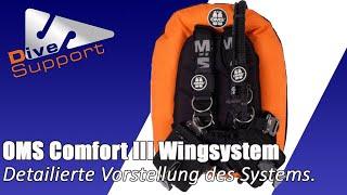 Bedenken vom ADV auf ein Wing umzusteigen? Das OMS Comfort III Wingsystem ist ideal! | DiveSupport