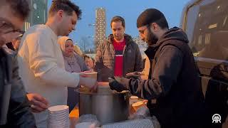 Street iftar hosted in Netherlands in support of Gaza