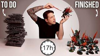 I painted 102 Warhammer minis in 24 hours - and gave it to a stranger