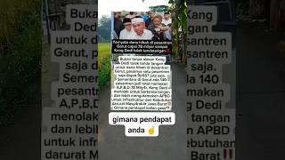 KDM, dana hibah pesantren Garut capai 78 miliar #shortsviral #shortsvideo