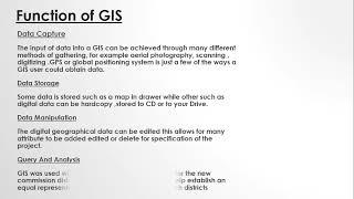 What is GIS #lecture