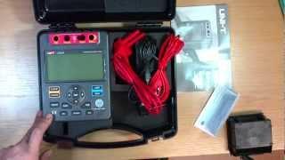 Uni-T UT511 insulation tester unboxing and preview