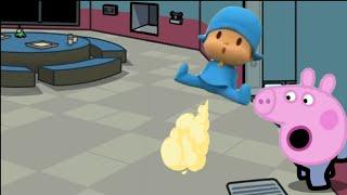 Peppa Pig and Pocoyo | Among Us animation | Fart