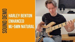 Harley Benton Enhanced MJ-5MN - Sound Demo (no talking)