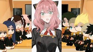  Forger family react to Themselves + Anya x Damian, Gacha club, COMPILATION, Spy x family react 