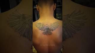 Eagle Tattoo on Back  | Symbol of Strength | 31 Tattoo Studio Navi Mumbai