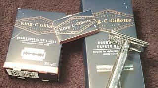 King.C. Gillette Razor Unboxing