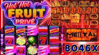 Hot Hot FRUIT PRIVE (R60, R120 Spins) and Our Biggest X Win on Mental Ever!