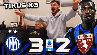 TRIPLETTA DI THURAMMM! INTER 3-2 TORINO | LIVE REACTION TIFOSI INTERISTI - SERIE A 24/25 | GOL