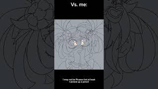 AI Vs. Artist (me) #art #ai #drawing #speedpaint #shorts