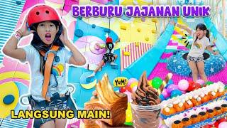 DISTA MAIN PLAYGROUND JAJANAN UNIK LANGSUNG MAIN PANJAT TEBING!!EXTREME BANGET #trend