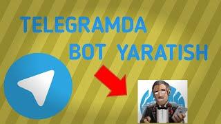 Telegram bot yaratish, Botfather va Livegrambot orqali.