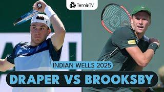 Jack Draper vs Jenson Brooksby Highlights | Indian Wells 2025