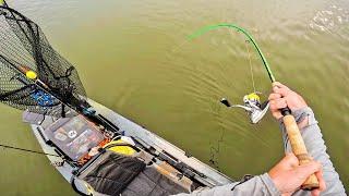 No Fishfinder? No Problem. | Kayak Fishing a Southern Reservoir for Dinner