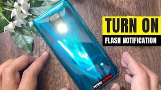 How to Enable Flash Light Notification on Redmi Note 9 Pro