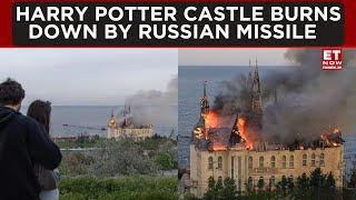 Iconic Harry Potter Castle Destroyed Into Pieces After Russian Missile Attack | ET Now | Latest News