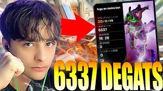 26 KILLS 6337 DEGATS POUR MA DERNIERE GAME SUR BORDS DU MONDE (APEX LEGENDS GAMEPLAY)