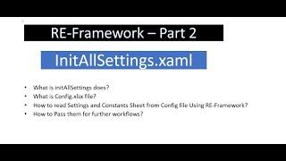 initAllSettings - RE-FrameWork - Part 2