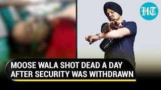 '30 Rounds Fired': Sidhu Moose Wala shot dead in broad daylight; Security withdrawal blamed