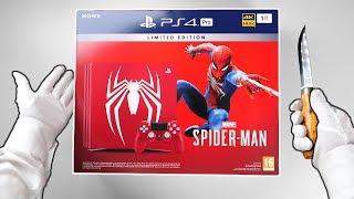 PS4 Pro "SPIDER-MAN" Limited Edition Console! Unboxing Marvel's Spider-Man Amazing Red Playstation 4