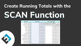 Verwenden von SCAN für laufende Summen in Excel | Büroalltag