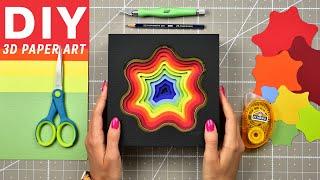 Colorful 3D Paper Art | DIY Time Lapse | OLGA SKOROKHOD