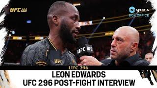 "This guy used my dad's death as entertainment." - Leon Edwards on Colby Covington    #UFC296