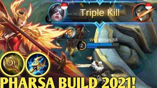 BUILD PHARSA TERSAKIT 2021 TERBARU - BUILD TOP 1 GLOBAL - MOBILE LEGENDS INDONESIA