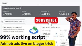 Maximize AdMob Earnings| admob ads live on website trick | how can we make free app with out coding