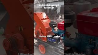 Small diesel engine powered mini portable stone grinder,hammer crusher mill,sand making machine