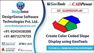 GeoTools Tutorials: Create Color coded slope display using GeoTools | Slopedisplay | GT_SLOPEDISPLAY