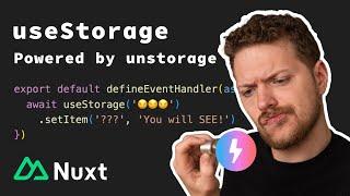 Store files and K/Vs in Nuxt and Nitro - Powered by unstorage