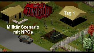 NPCs in Project Zomboid - Militär Szenario - Senki's Military Scenario & Superb Survivors Mod 2023