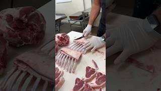 Frenched Rack of Lamb. #shorts #fyp #viral #trending