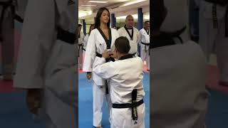 Taekwondo beautiful girl 