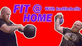 How-to get fit at home - Kettlebell exercises - Fit home - Home gym