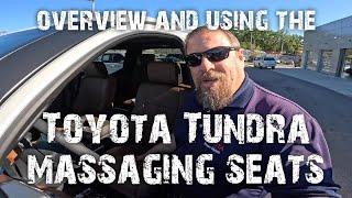 Toyota Tundra Massaging seats Demonstration