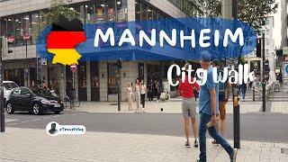 Walking in Mannheim, German City Centre Mannheim, Walking in Germany Mannheim