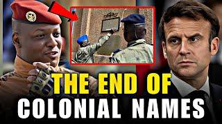 Niger's Military Leader Shakes the World: Replaces Colonial Street Names with Proud African Names!