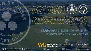 Highlights - Topsham St James CC 1st XI vs Ottery St Mary CC 2nd XI (Devon Cricket League)
