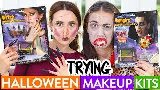 TRYING $5 HALLOWEEN MAKEUP ft Miranda Sings!