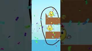 LINE OF DESTRUCTION Draw And Destroy Angry Eggs Part 15 #viral #foryou #shorts